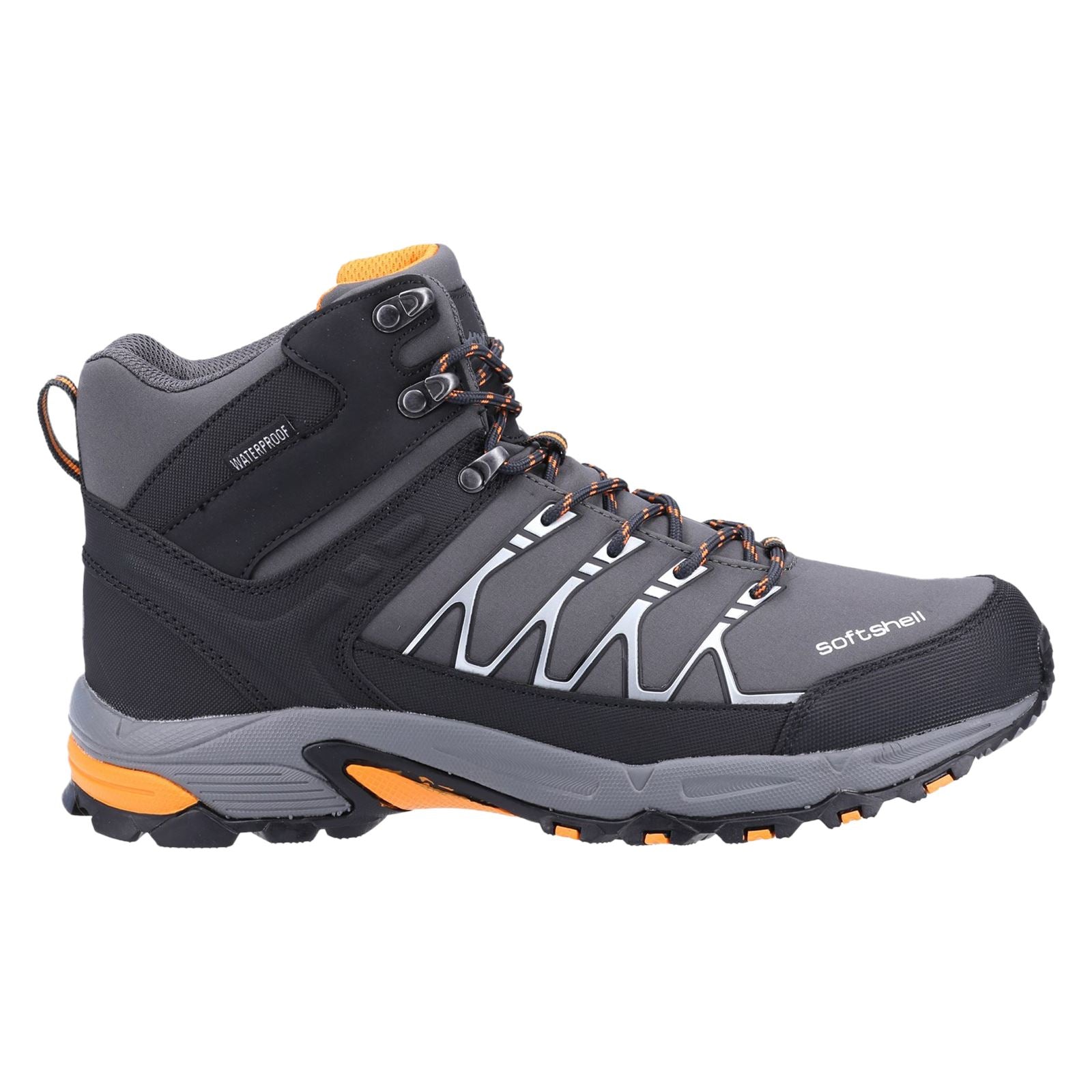 Cotswold Abbeydale Mid Herren-Wanderschuhe In Grau/Orange
