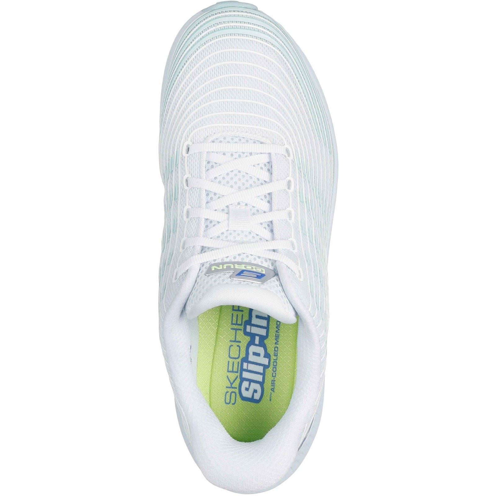 Skechers GO RUN Consistent 2.0 - Senna Textile Damen Sneakers In Weiß/Multi