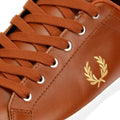 Fred Perry Baseline Herren Ledersneaker In Braun