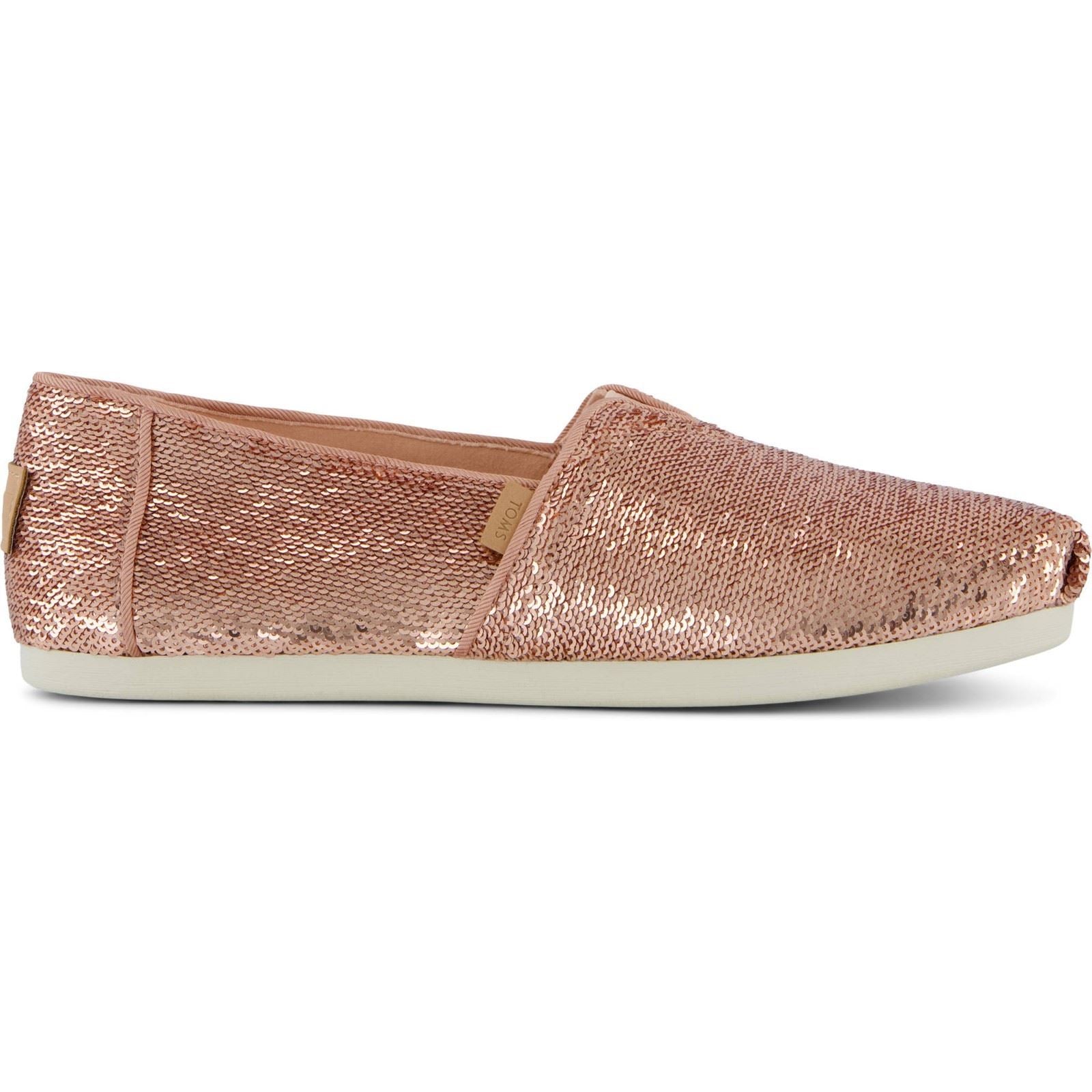 TOMS Alpargata Sequins Textil Frauen Rose Espadrilles