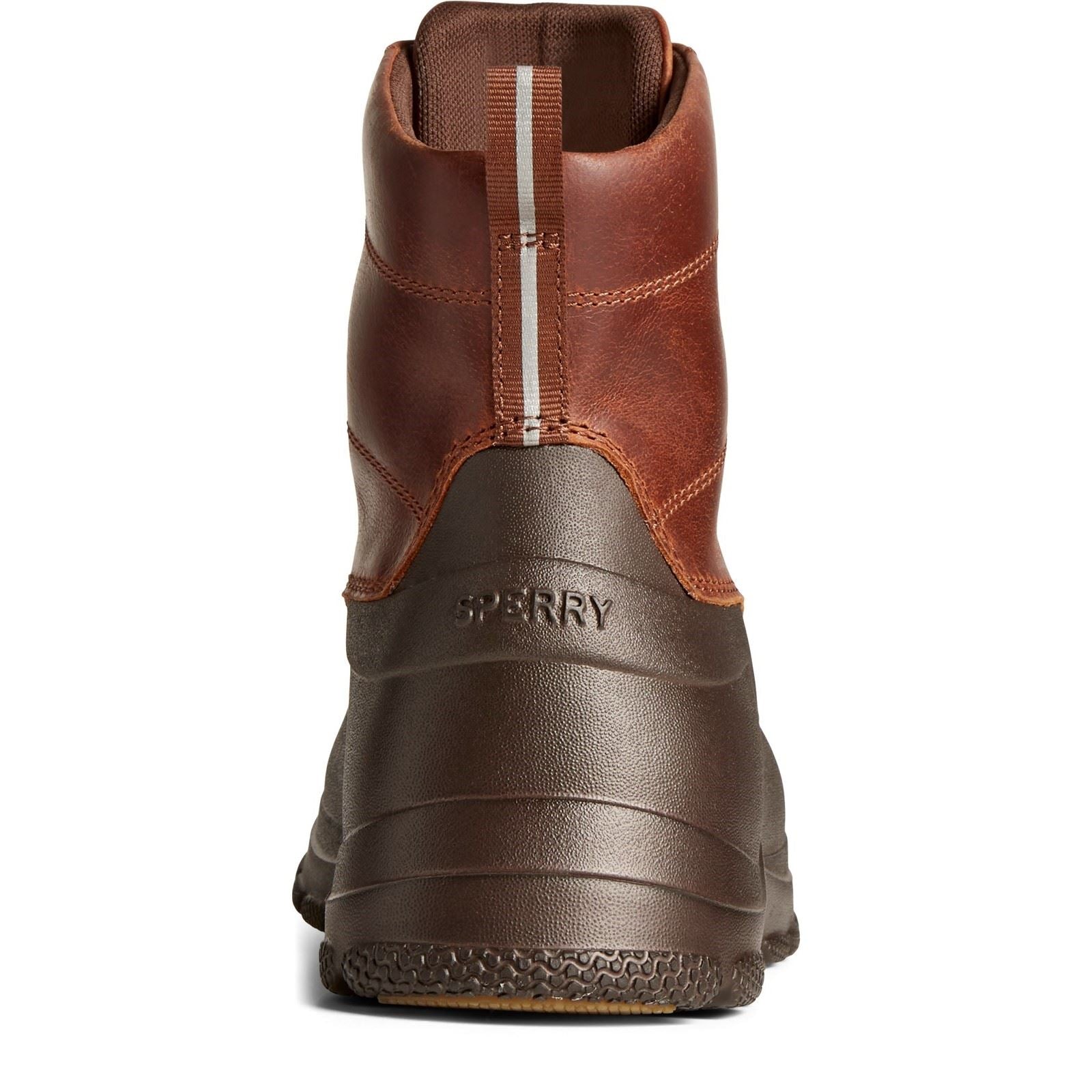 Sperry Duck Float Lederbraune Gummistiefel