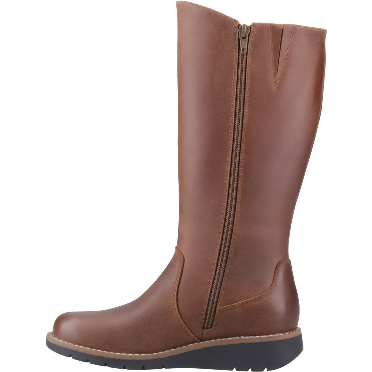 Hush Puppies Luna Damenstiefel aus braunem Leder