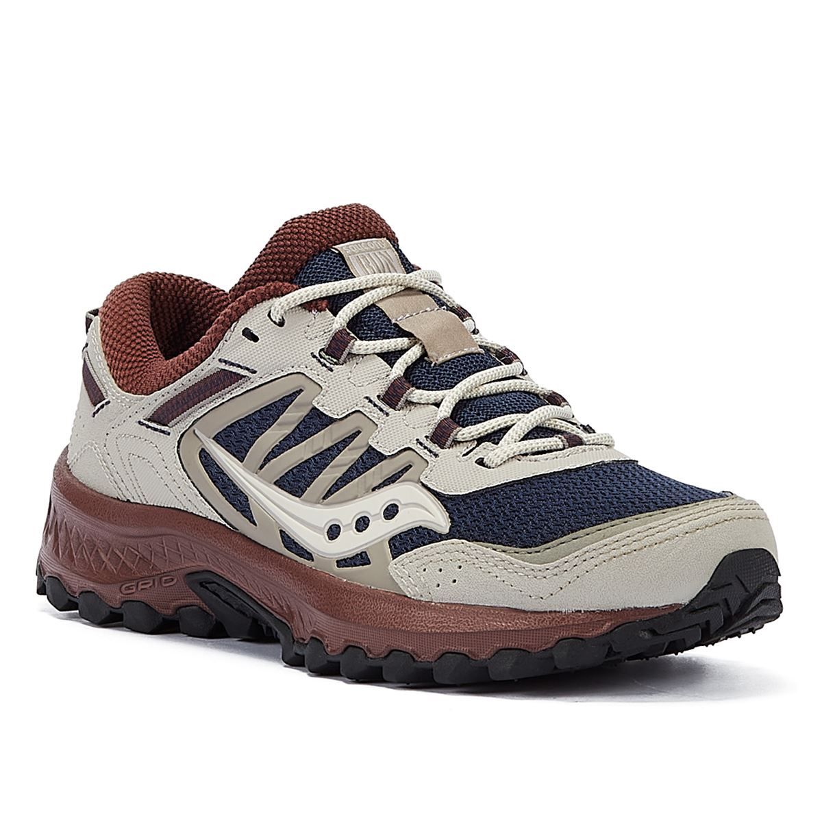 Saucony Grid Peak Marine-/Tauben-Sneakers