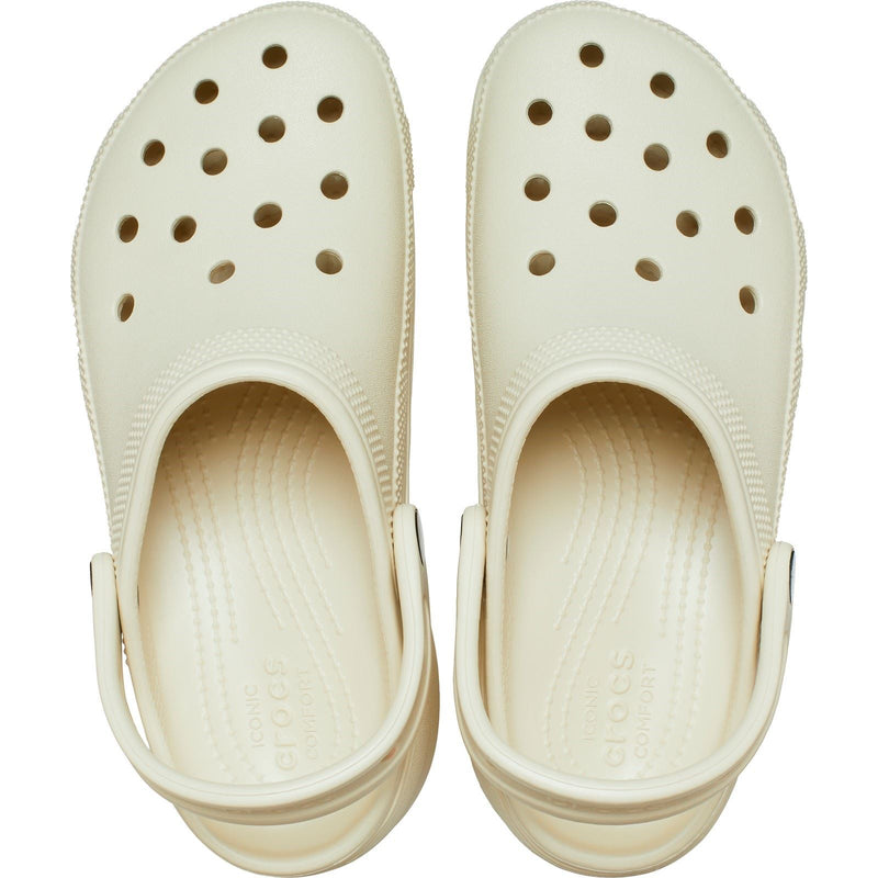 Crocs Classic Platform Thermoplastische Damen Knochenclogs