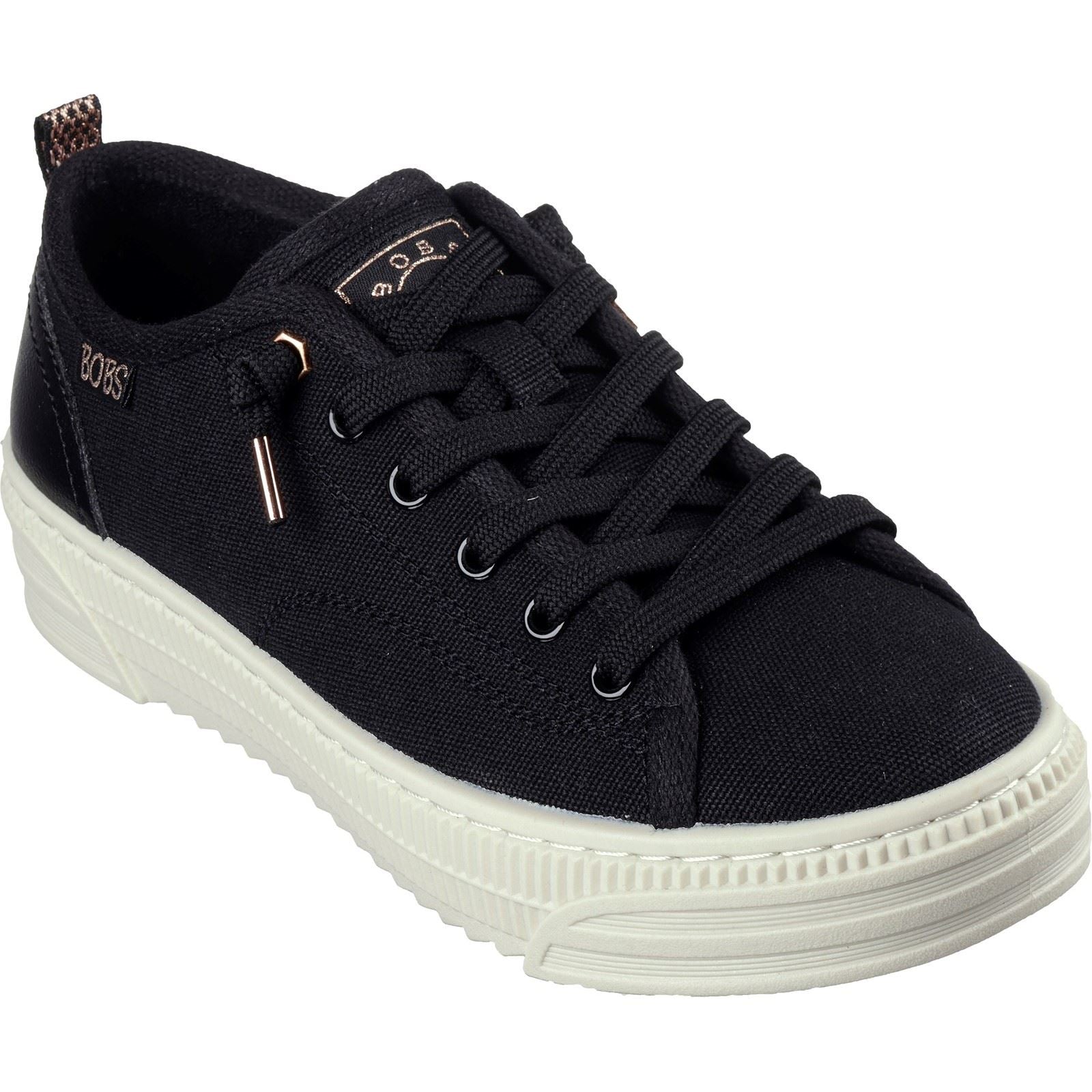 Skechers BOBS Copa Textile Damen-Sneaker In Schwarz