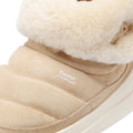 Flower Mountain Fami Mid Damen-Stiefel Aus Beigem Veloursleder