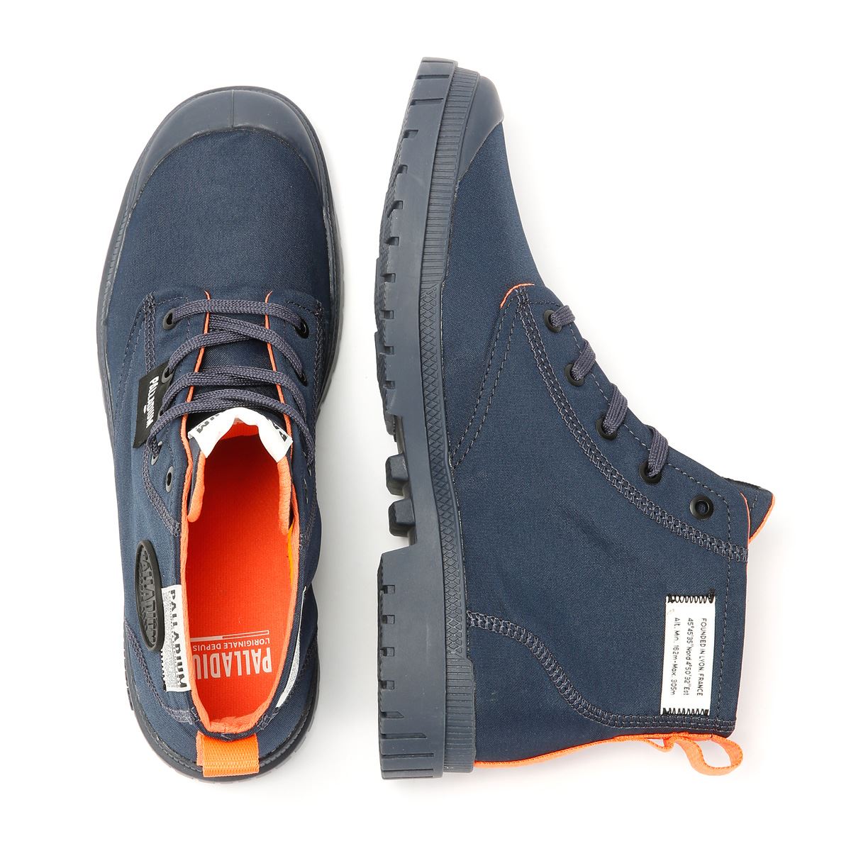 Mephisto Pampa SP20 Overlab Baumwoll Herren Blaue Stiefel