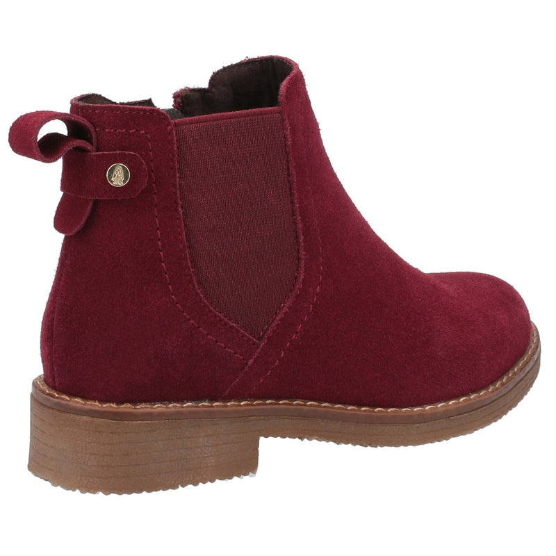 Hush Puppies Maddy Wildleder Damen Bordeaux Stiefel