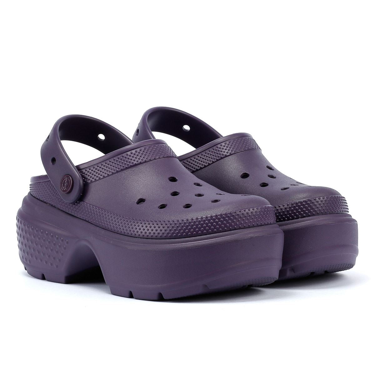 Crocs Stomp Damen Dunkle Iris Clogs
