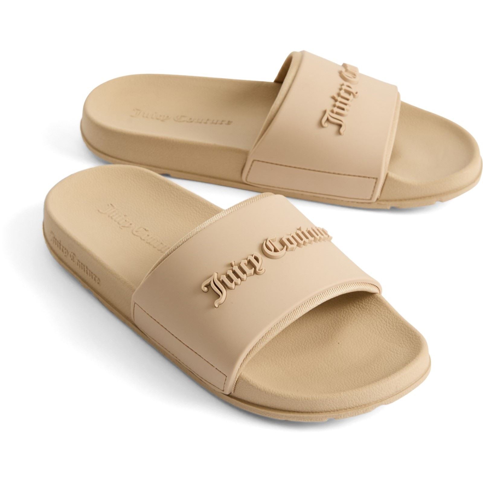 Juicy Couture Embossed Pvc Damen Nomad Slides