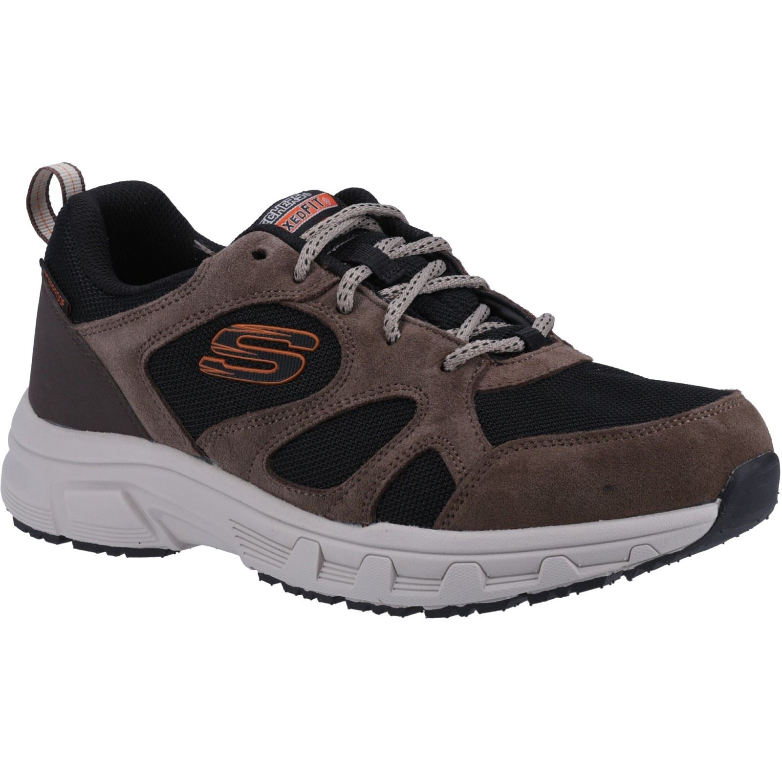 Skechers Oak Canyon Sunfair Leder Herren Wanderstiefel In Braun/Schwarz