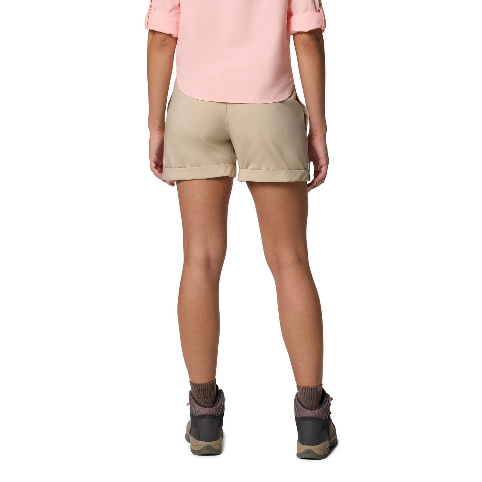 Columbia Silver Ridge Utility Short Polyester Damen Braune Wanderhose