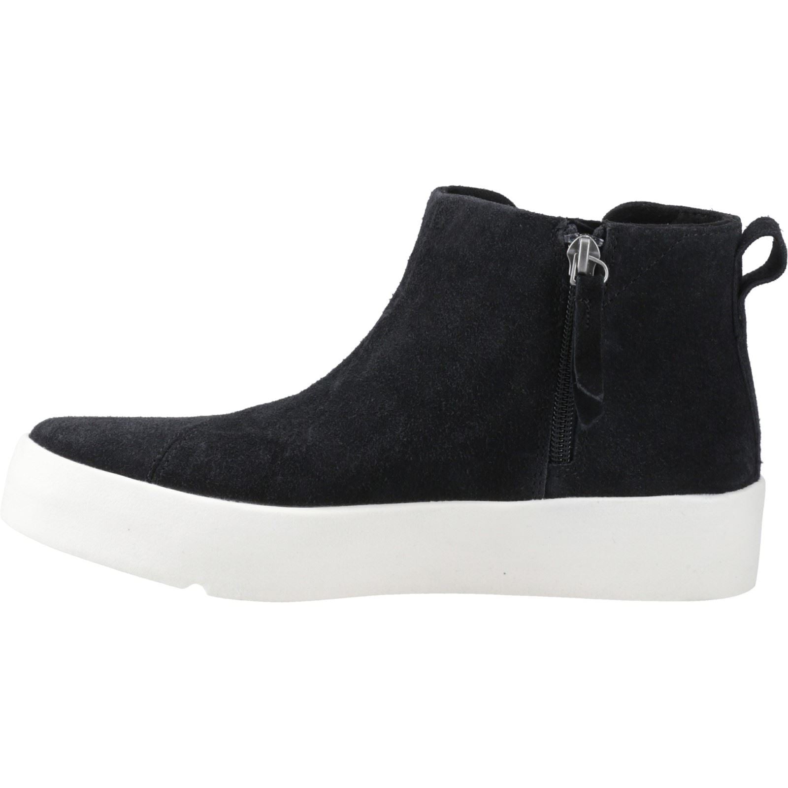 TOMS Verona Mid Leder Damen Schwarze Stiefel
