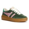 Gola Athena Wildleder Damen Grüne Sneakers