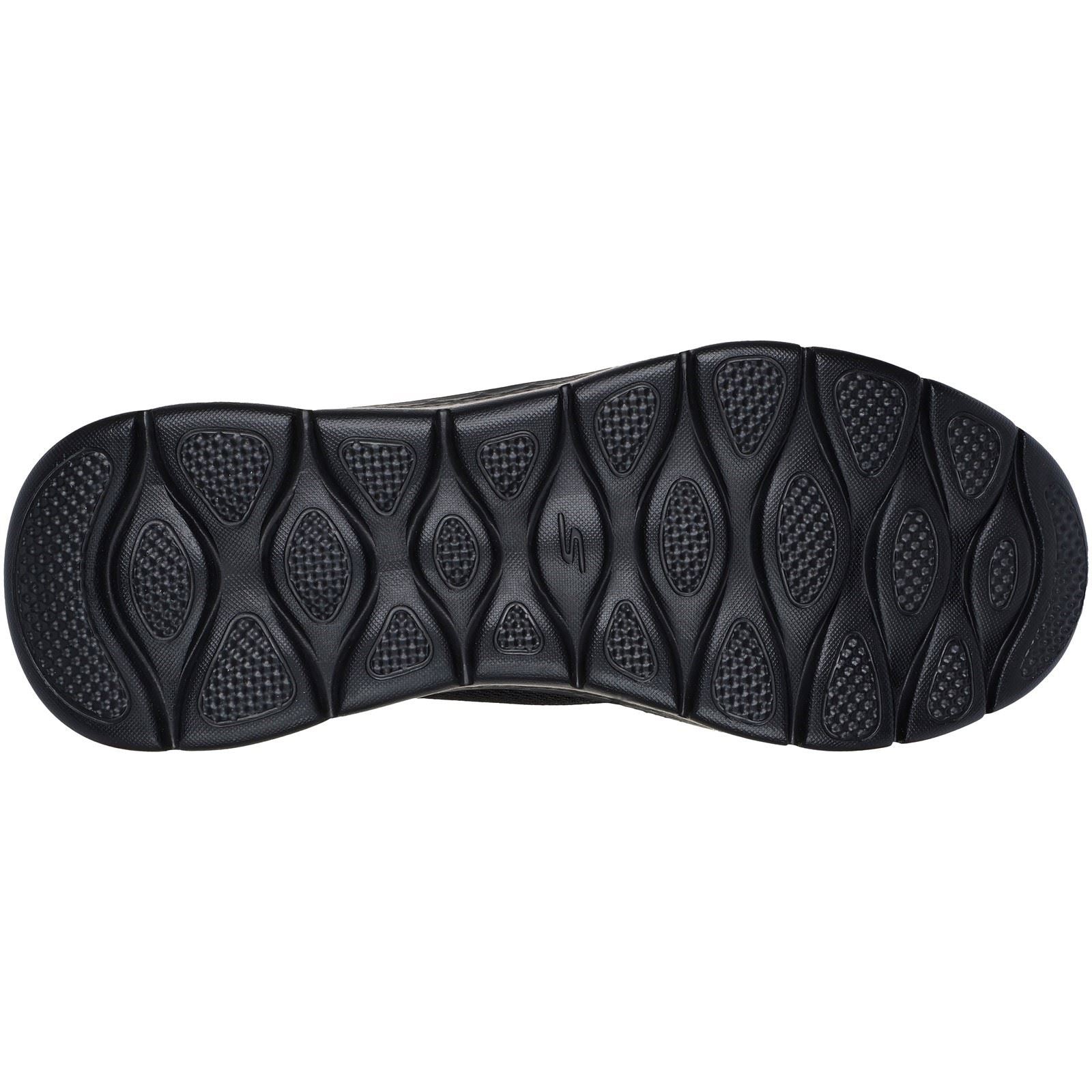 Skechers GO WALK Flex Textile Herrenschwarze Sneakers