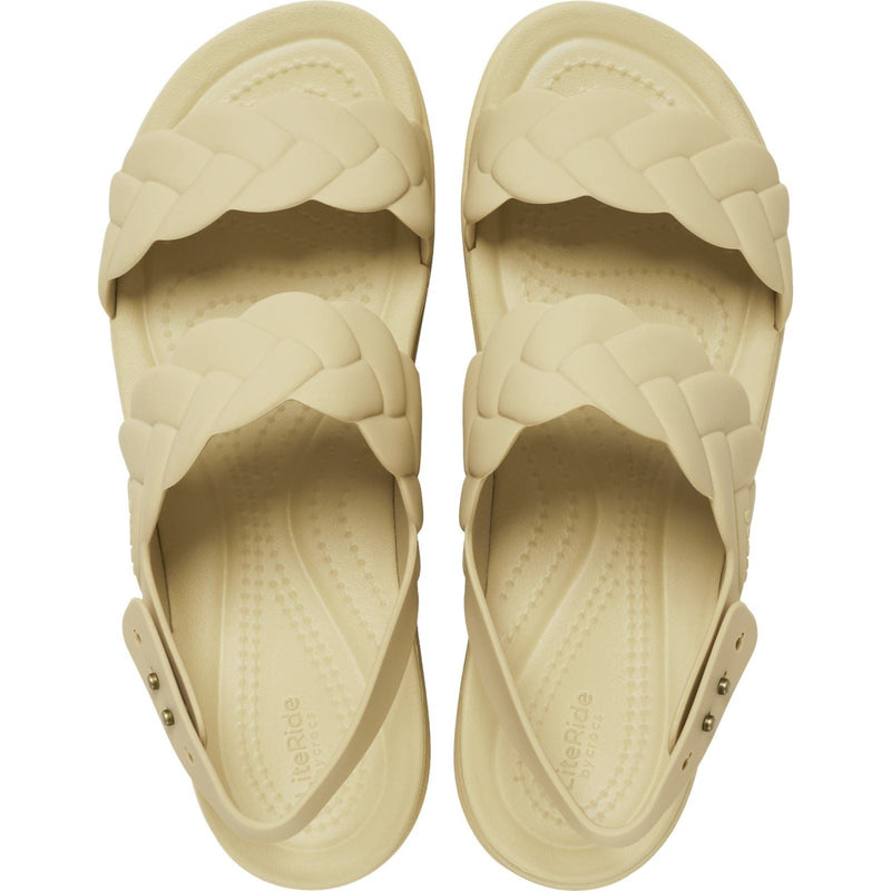 Crocs Brooklyn Woven Thermoplastische Damen Chai Sandalen