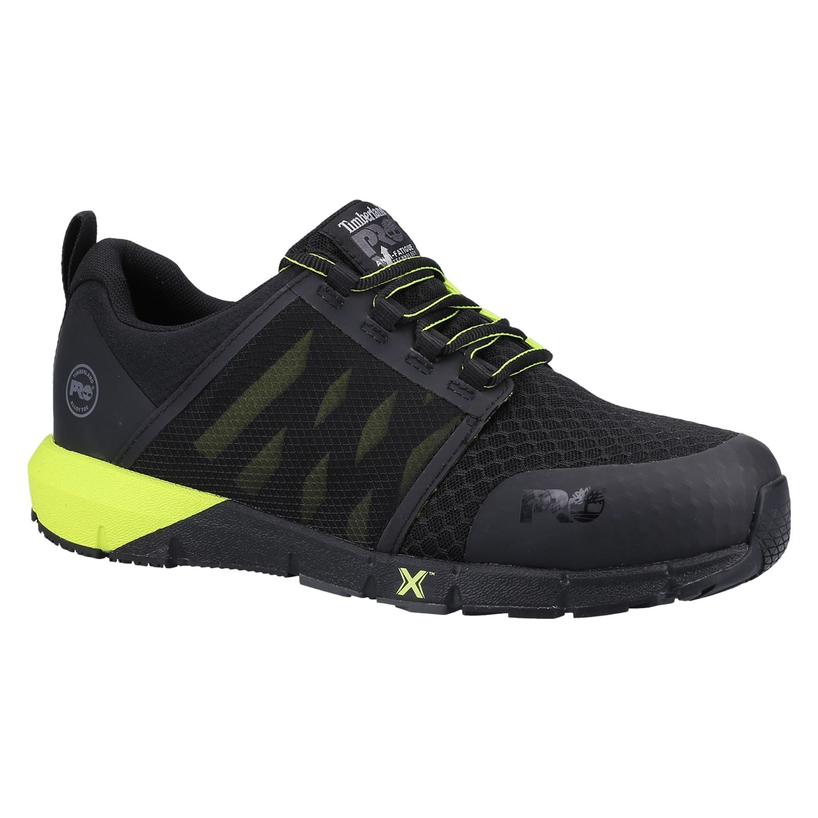 Timberland Pro Radius Textile Schwarz/Hi Viz Gelb Sicherheitssneaker