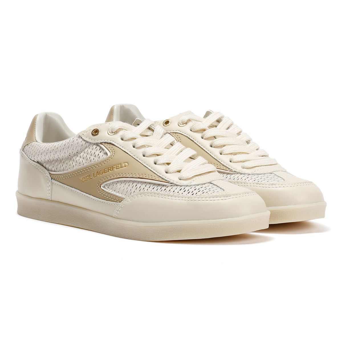 Karl Lagerfeld Kandidate Mesh Mix Damen Sneakers In Beige