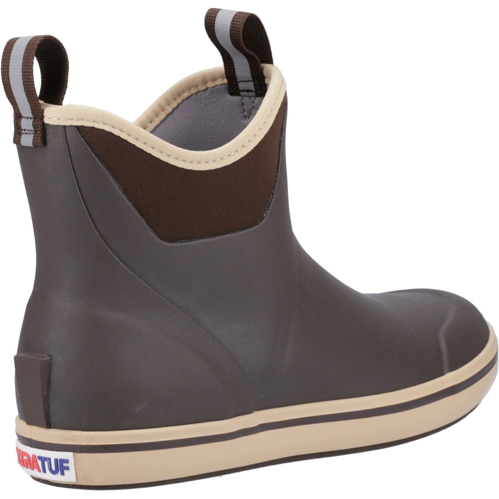 Xtratuf Knöchel Deck Gummi Schokoladen/Tannensohlen Gummistiefel