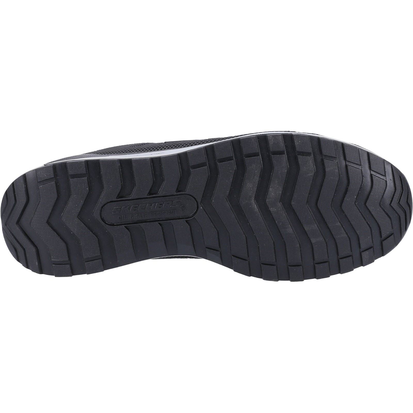 Skechers Workwear Bulklin Bragoo Textil Herren Schwarze Sicherheits-Sneaker