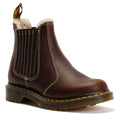 Dr. Martens 2976 Leonore II Chelsea Leder Damen Braune Stiefel