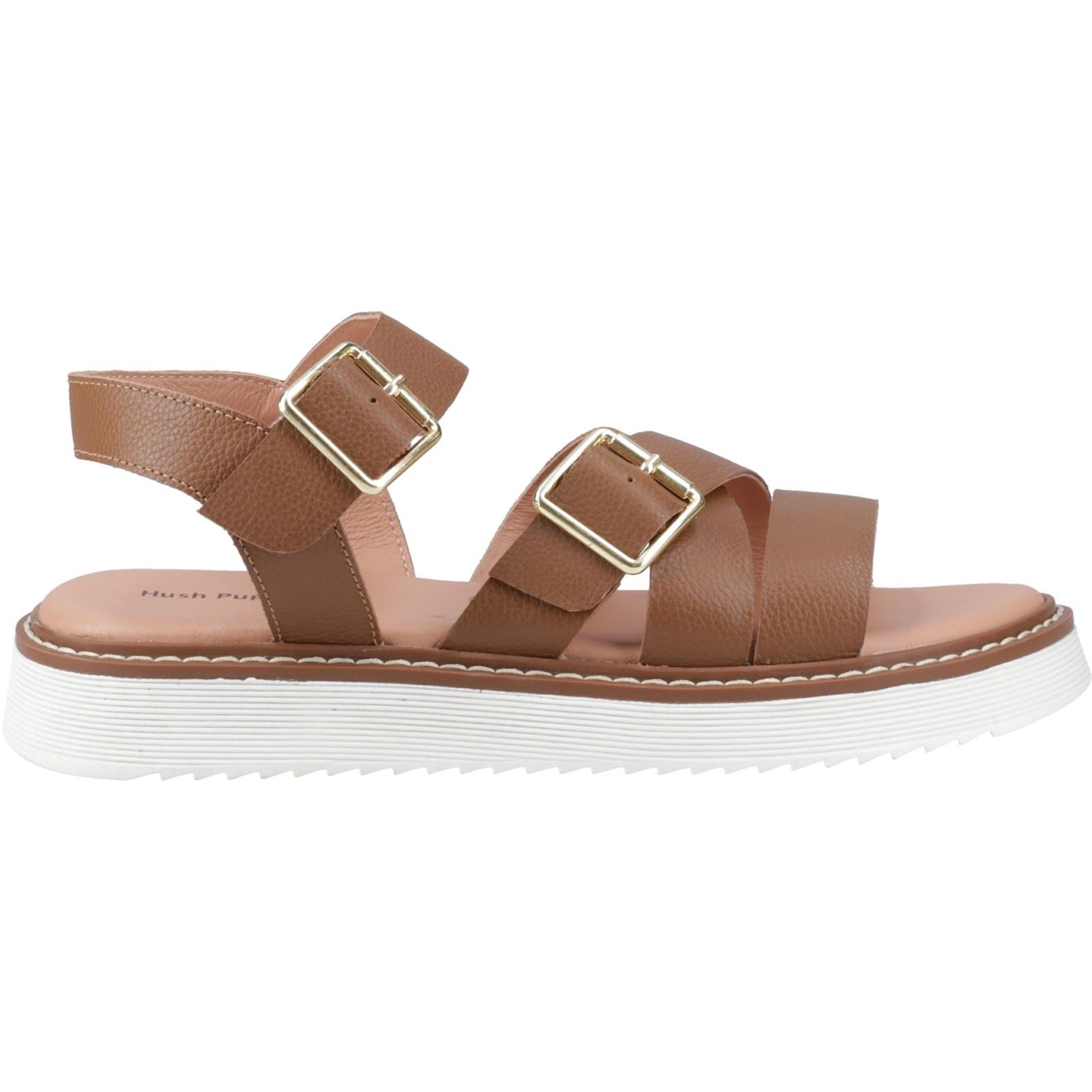 Hush Puppies Cady Damen Sandalen Aus Leder In Tan