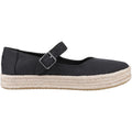 TOMS Carolina Mary Jane Synthetik Damen Espadrilles In Schwarz