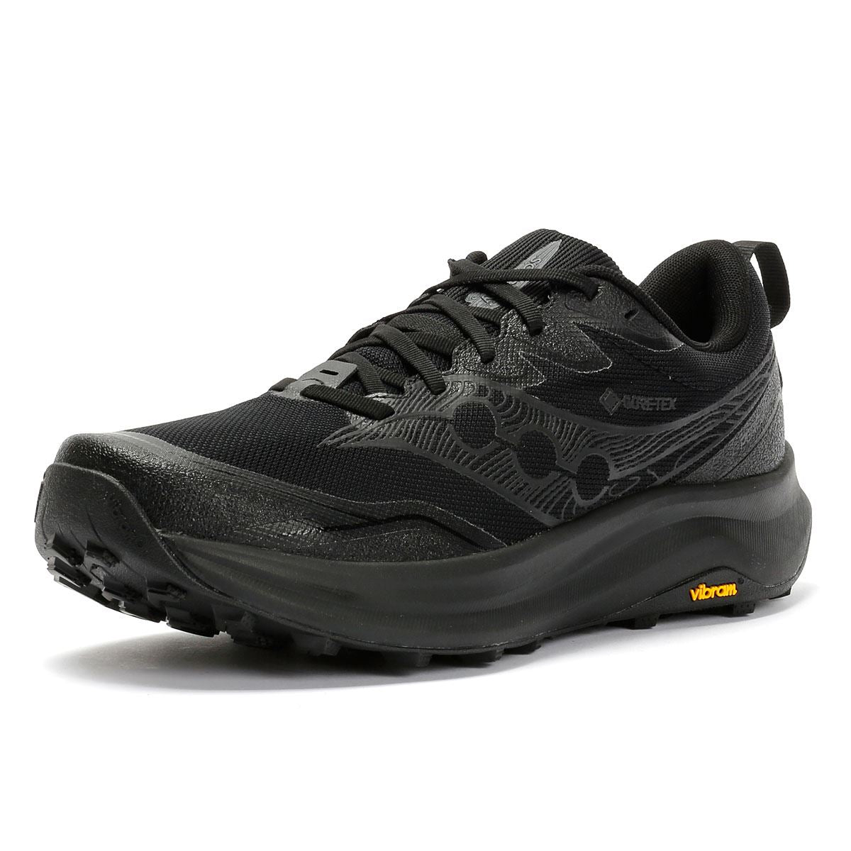 Saucony Peregrine 16 GTX Männer Schwarze Sneakers