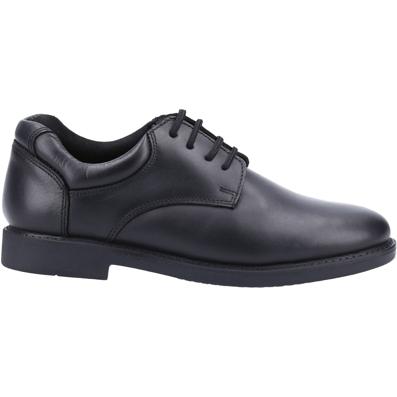 Hush Puppies Tim Junior Lederschuhe Für Jungen In Schwarz