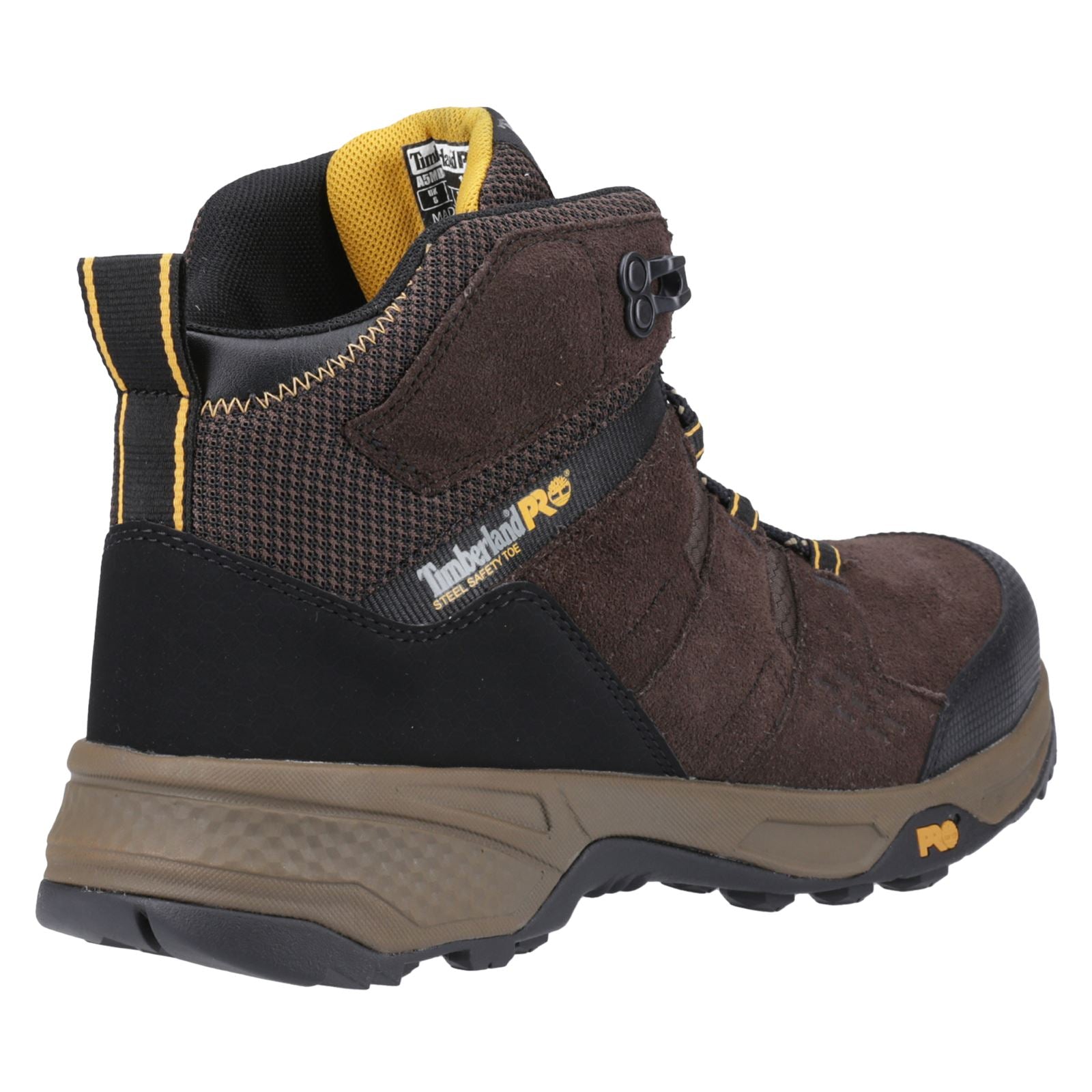 Timberland Pro Switchback Leder Dunkelbraune Sicherheitsstiefel