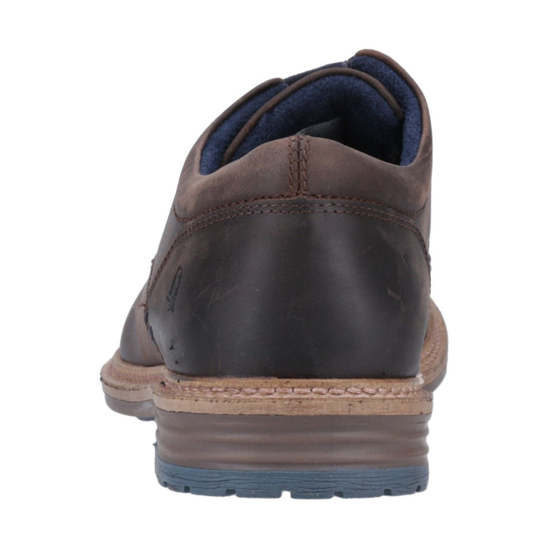Hush Puppies Julian Leder Herren Braune Schnürschuhe