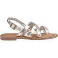 Hush Puppies Hope Damen Sandalen Aus Leder In Gold