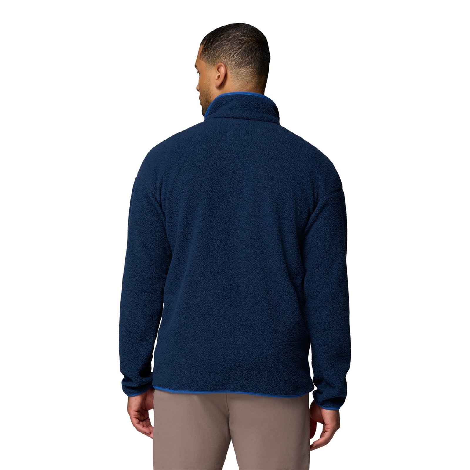 Columbia Helvetia II Half Snap Herren Blaue Fleecejacke