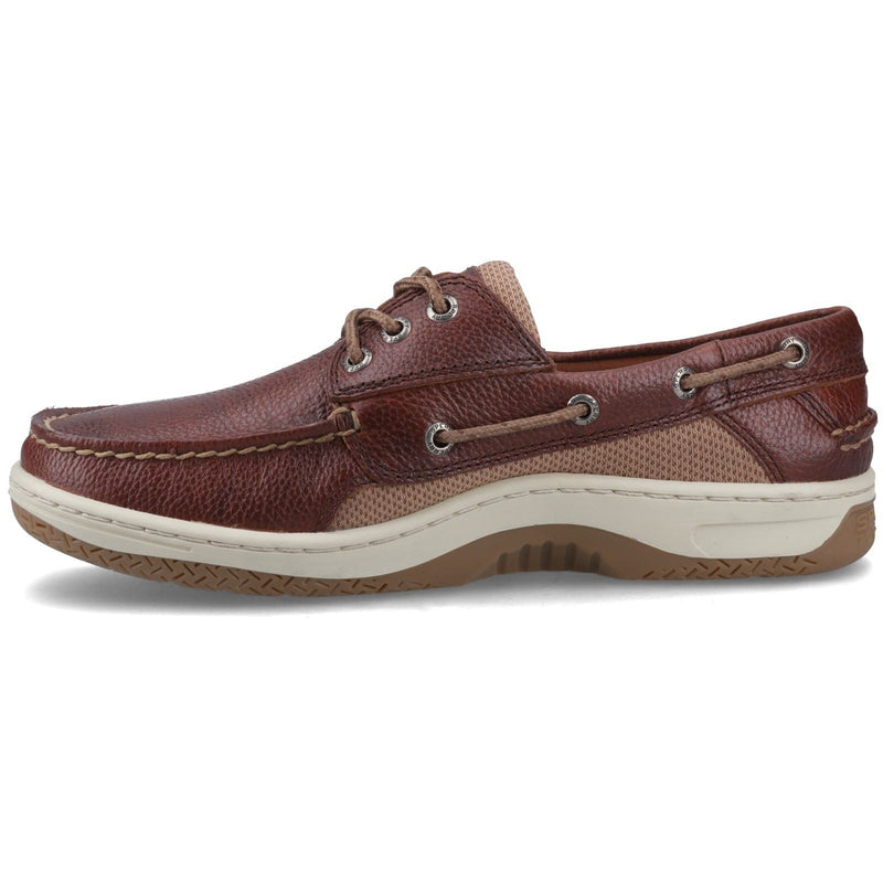 Sperry Billfish 3 Eye Leder Herren Braune Bootsschuhe