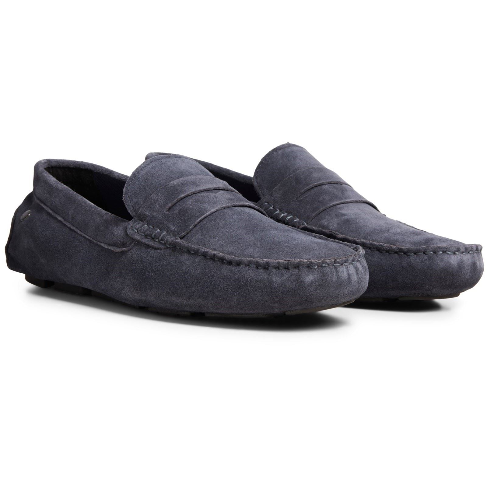 Jack & Jones Jensen Herren Wildleder Blazer Slipper In Marineblau