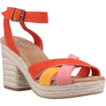 TOMS Majorca Strappy Damen Sandalen Aus Leder Mit Flammenmuster