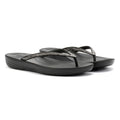 FitFlop Iqushion Sparkle Damen Schwarzgummi Zehentrenner