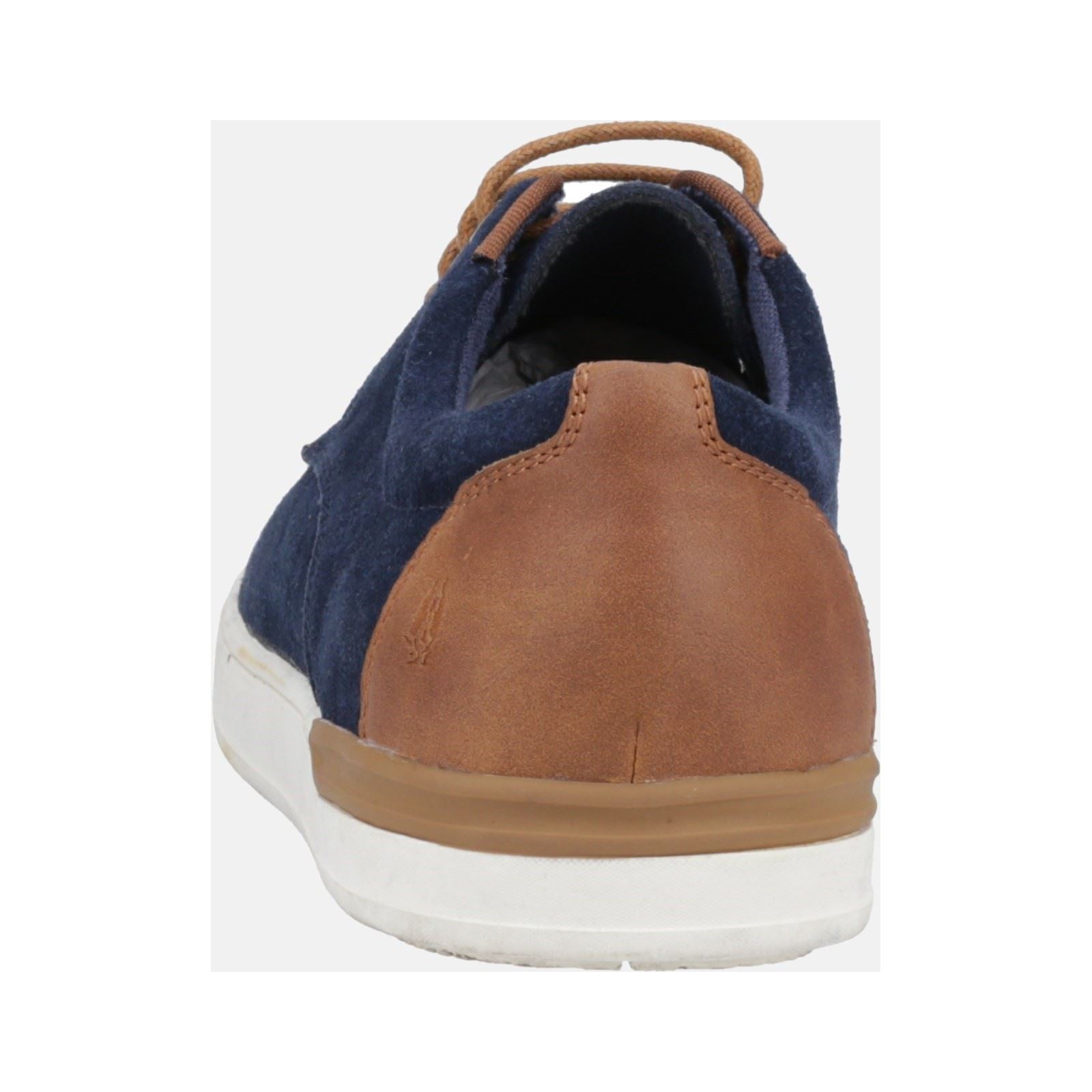 Hush Puppies Joey Herren Wildleder Halbschuhe In Marineblau Mit Schnürung
