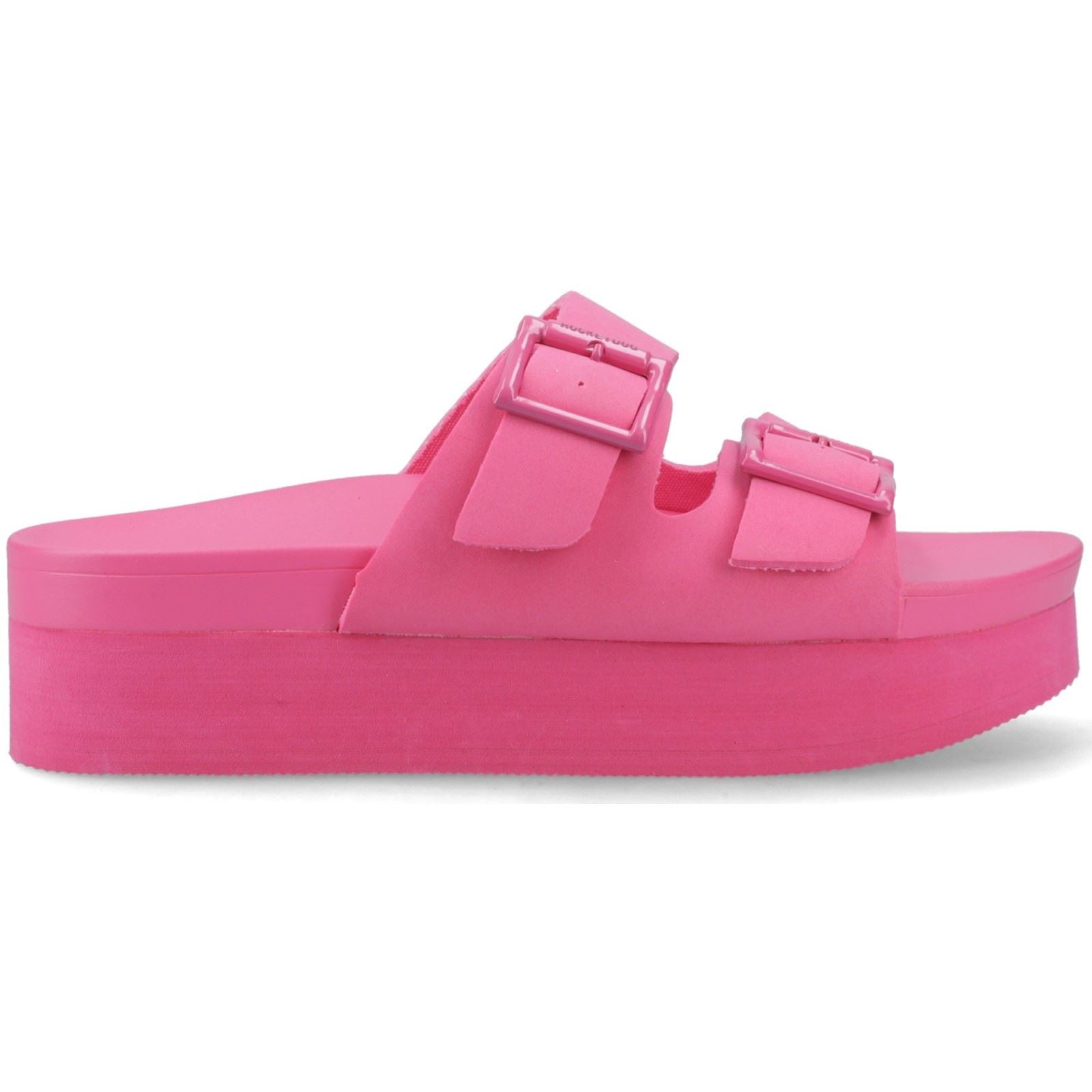 Rocket Dog Esti Plus PU Eva Damen Sandalen In Leuchtendem Pink