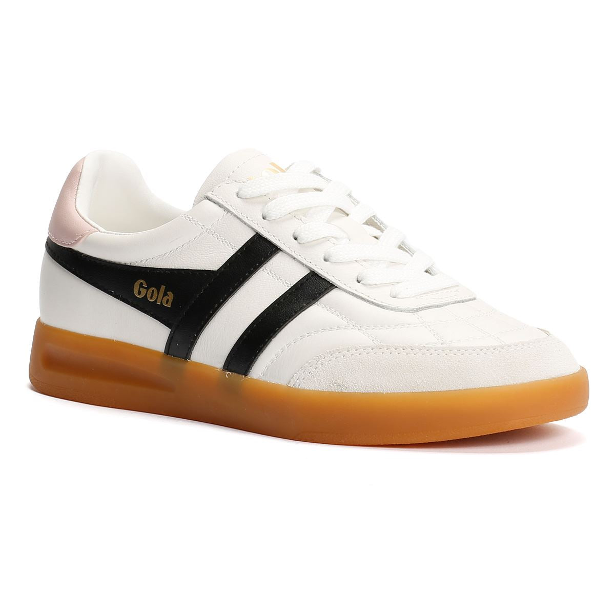 Gola Stadia Damen Sneaker Aus Weißem Leder