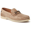 Base London Snapper Leder Herren Sand Loafers