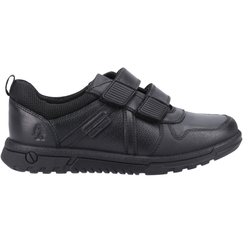 Hush Puppies Spencer Junior Lederschuhe Für Jungen In Schwarz