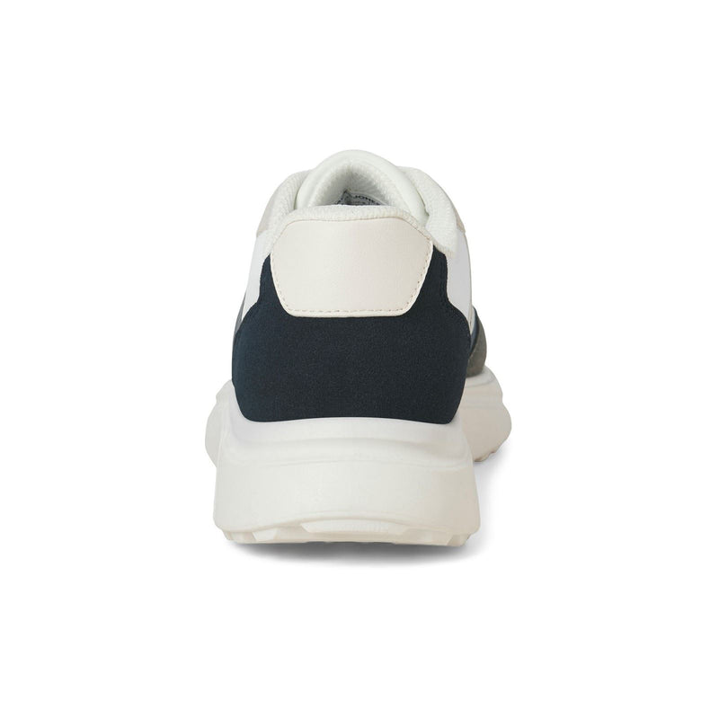 Jack & Jones Aspire Runner Polyurethan Herren Sneaker In Weiß/Castlerock/Navy Blau