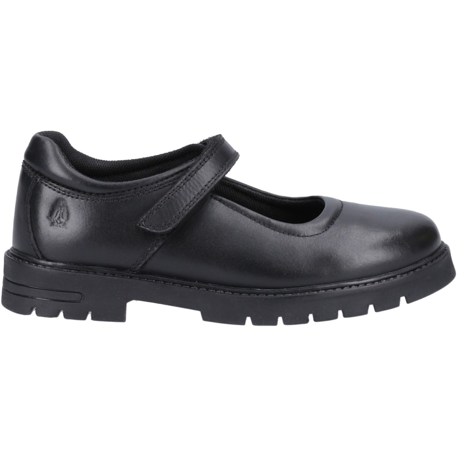 Hush Puppies Tanya Junior Mädchenschuhe Aus Schwarzem Leder