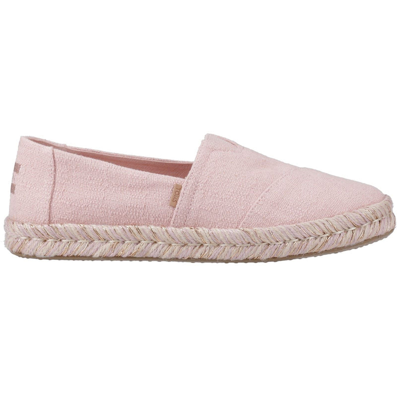TOMS Alpargata Rope 2.0 Baumwoll Espadrilles Für Damen In Blassrosa