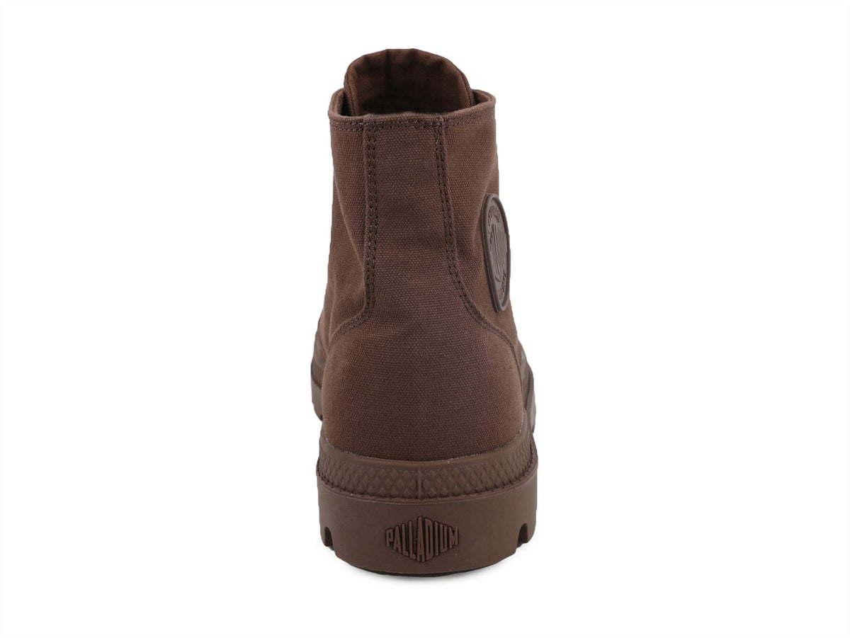 Palladium Mono Chrome Baumwoll Herrenbraune Stiefel