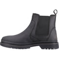 Hush Puppies Jamie Herren Stiefel aus schwarzem Leder