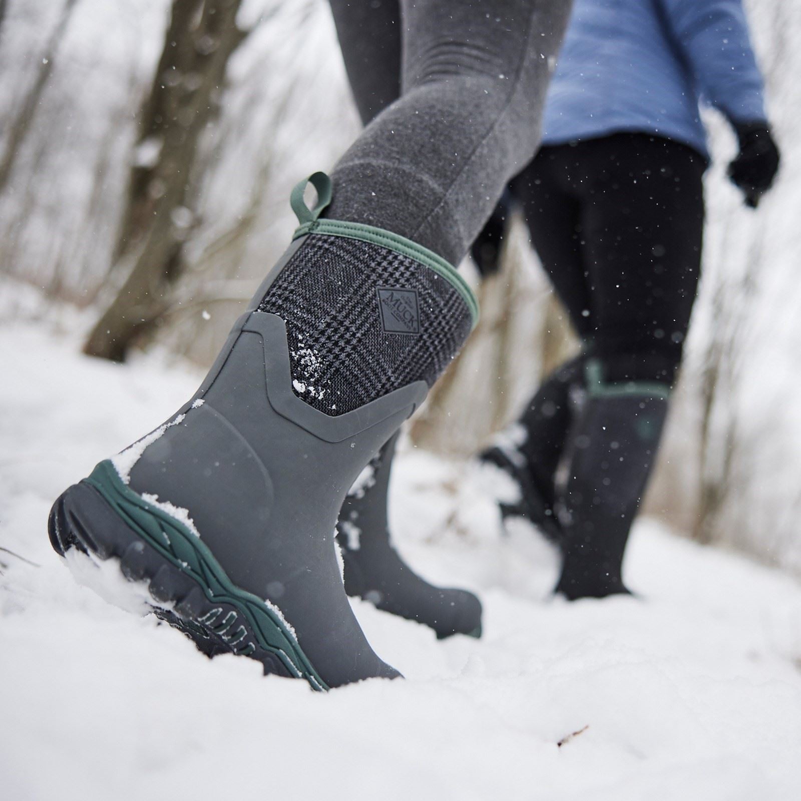 Muck Boots Arctic Sport II Graue/Karierter Gummistiefel