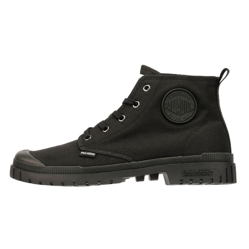 Palladium SP20 Hi CVS Canvas Schwarze Farbe Stiefel