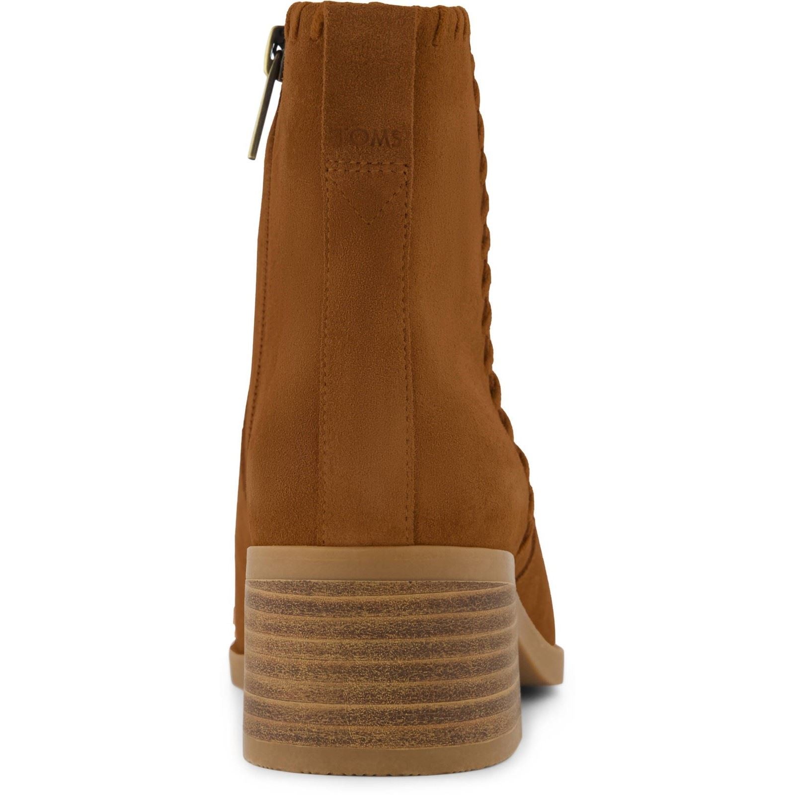 TOMS Delilah Heeled Wildleder Damen Tan High Heels Stiefeletten